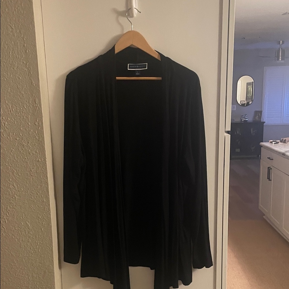 Karen Scott Black Cardigan Sweater